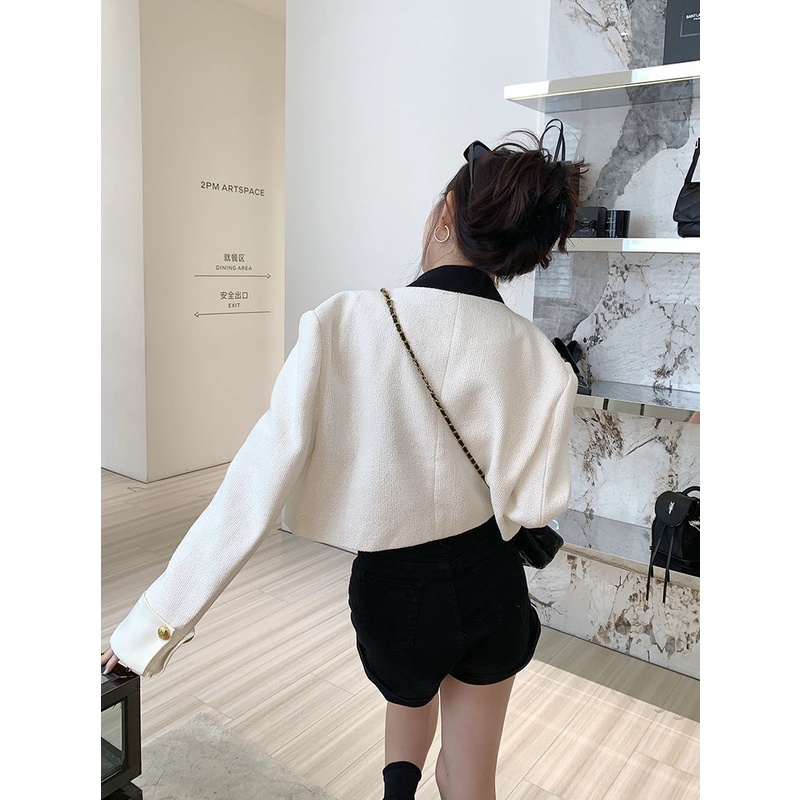 Áo Khoác Cổ Đứng Dáng Rộng Thời Trang Mùa Thu Dành Cho Nữ