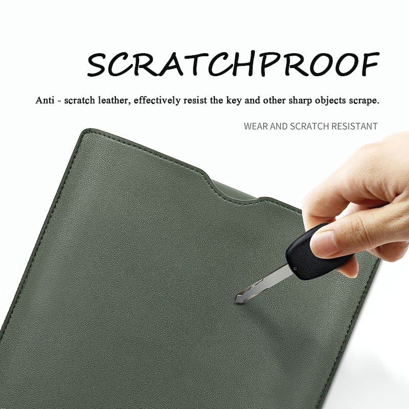 Túi Da PU BUBM Chống Sốc Chống Thấm Nước Đựng Máy Tính Bảng iPad air 10.9 12 13 15inch