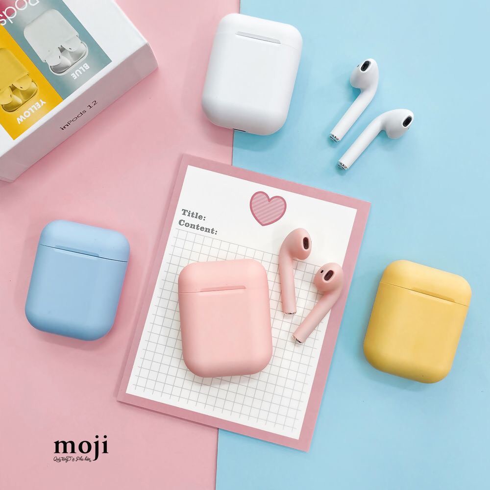 Tai Nghe Không Dây I12 CHÍNH HÃNG Cảm Ứng Nhỏ Gọn Đủ Màu | BigBuy360 - bigbuy360.vn