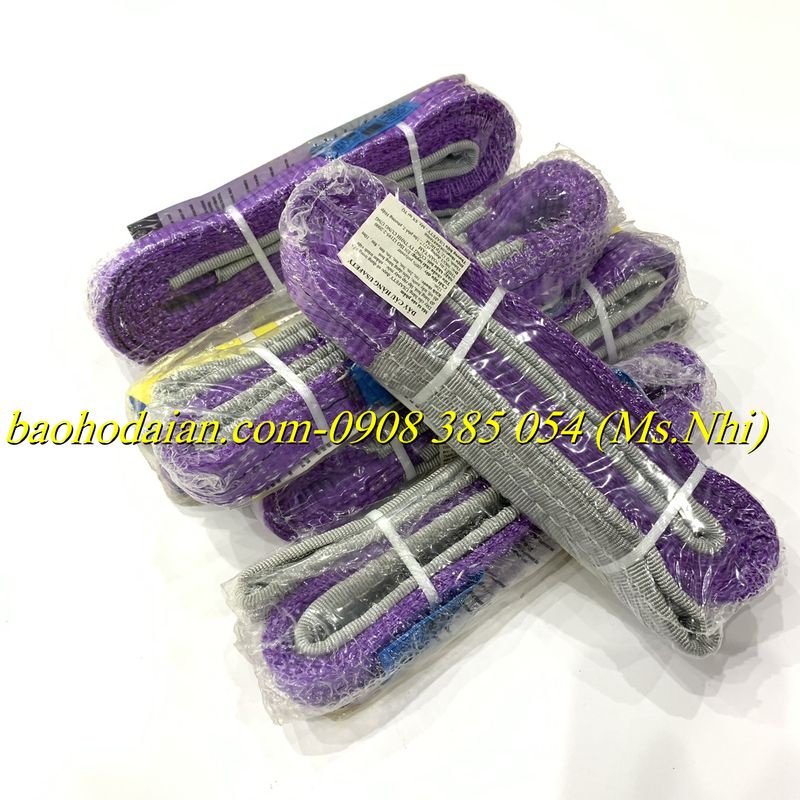 Dây cẩu hàng cáp vải bản 25mm thể trọng cẩu 1 tấn - chính hãng Usafety