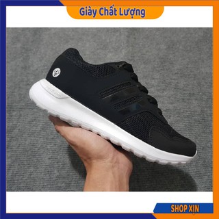 Giày Sneaker Nam Nữ Siêu Nhẹ (Trắng/Đen)