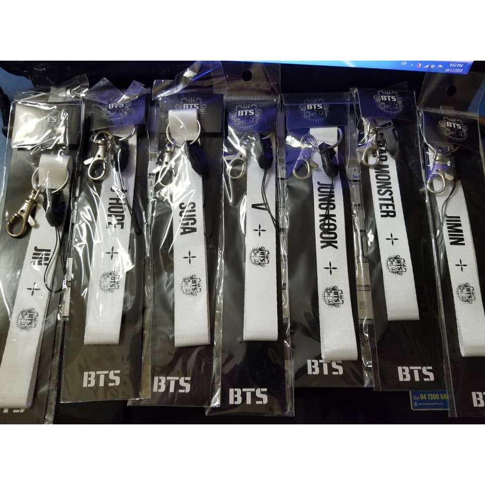 STRAP, nametag ngắn GOT7, BTS, WANNA ONE, EXO, BLACKPINK