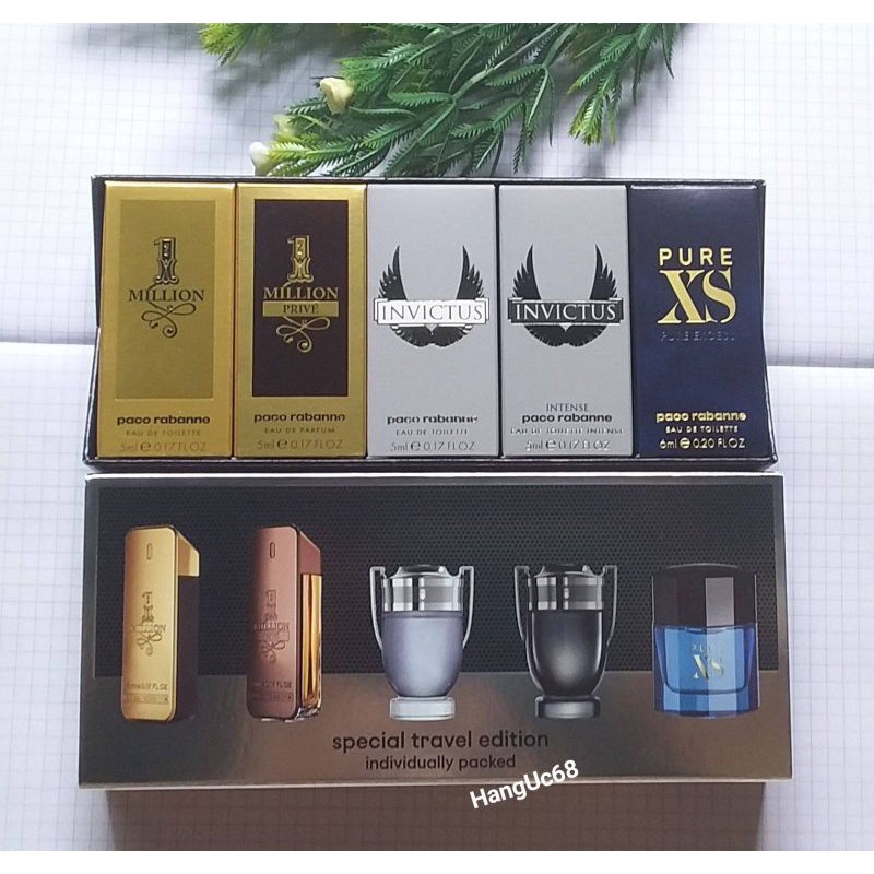 SET NƯỚC HOA NAM PACO RABANNE 5ml