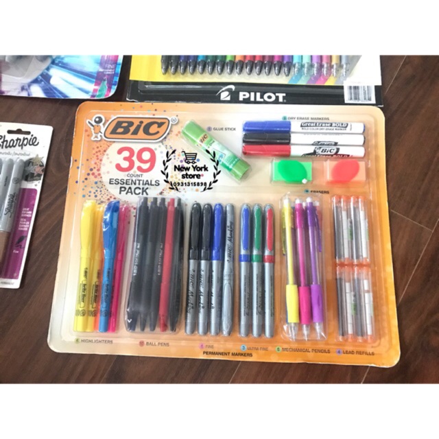 Set bút BIC 39 món MADE IN USA