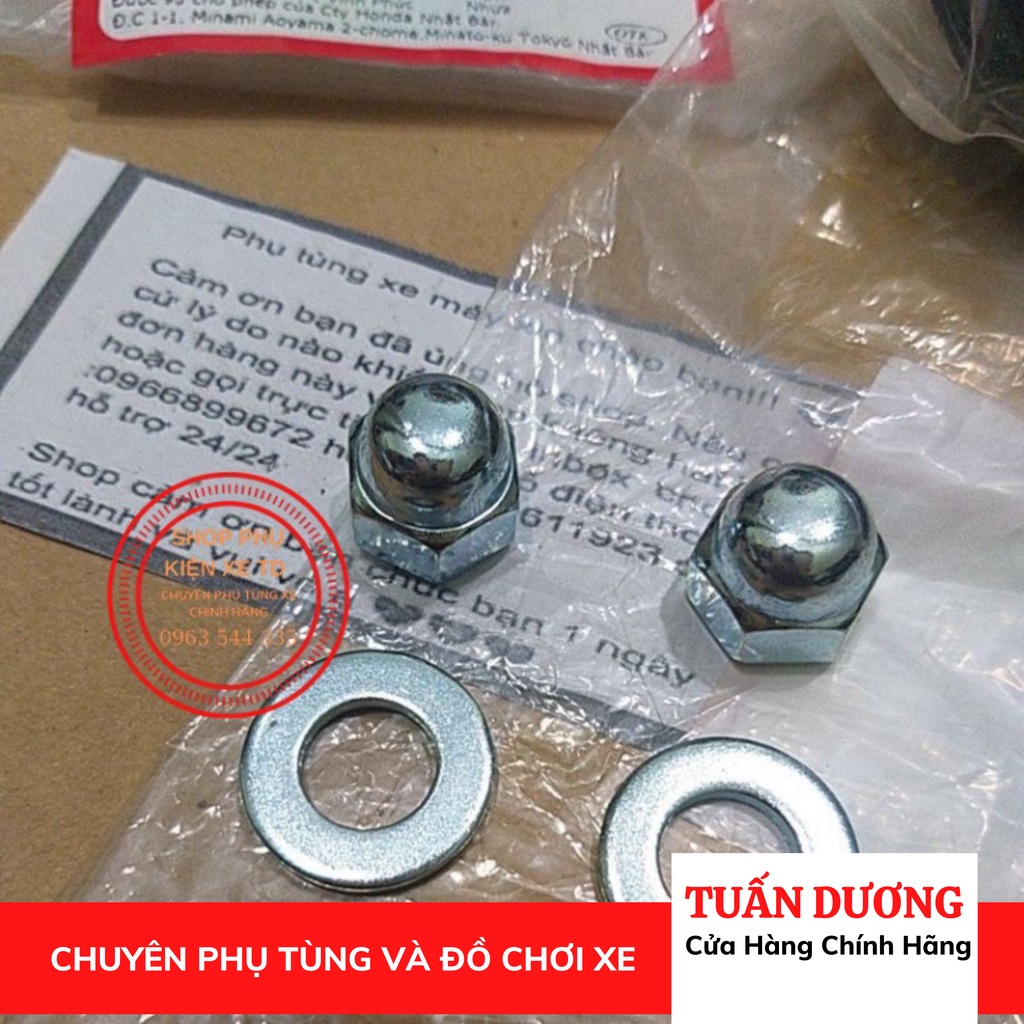 [ CHÍNH HÃNG ]  ốc bắt giảm xóc xe honda ( giá 1 con) lắp cho dream và wave honda các loại -đẹp như zin 100%
