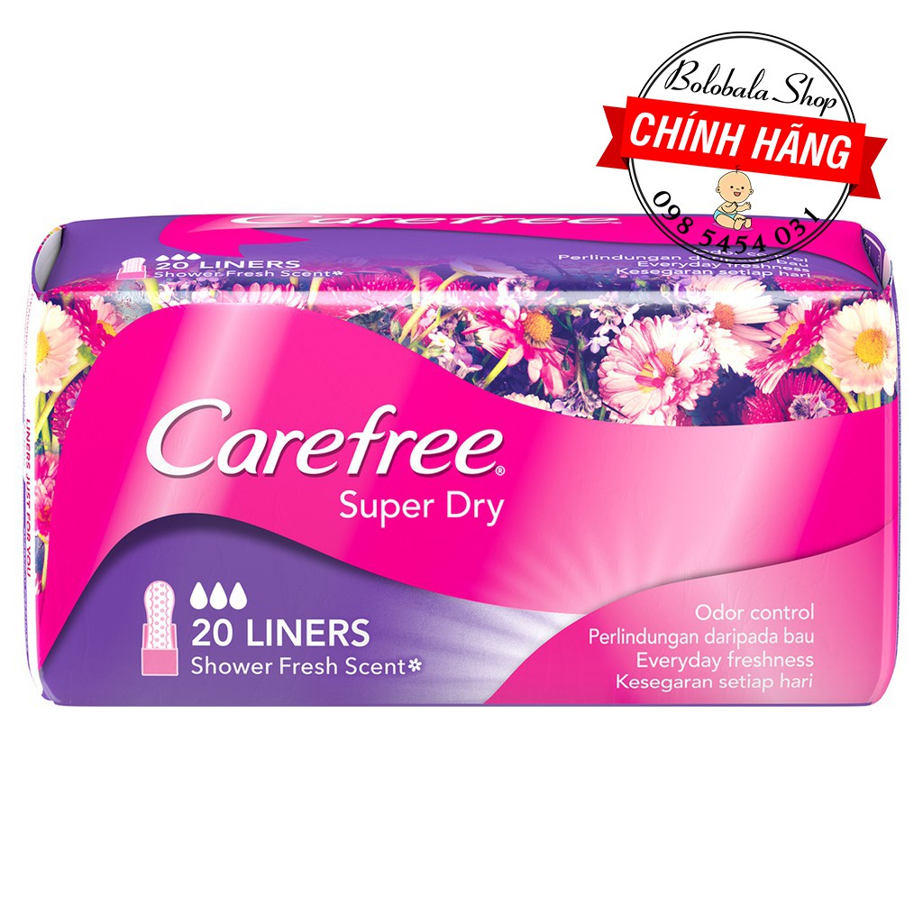 Băng Vệ Sinh Carefree Hàng Ngày 20 miếng