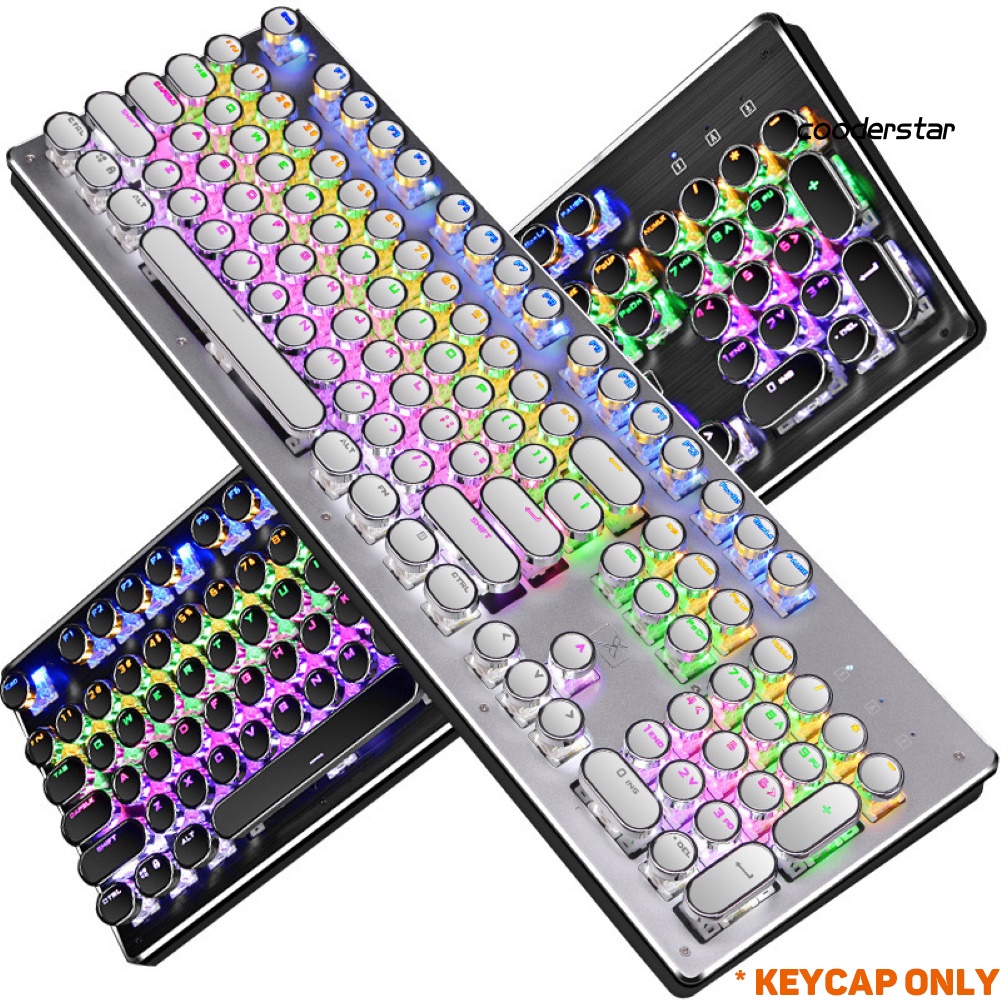 Bộ 104 Nắp Nút Bàn Phím Tròn Pbt Thông Dụng Cho Cherry Mx