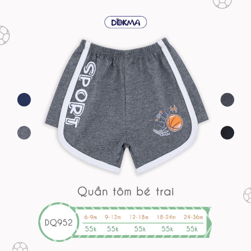 QUẦN TÔM BÉ TRAI CHO BÉ  TỪ 6 -36 THÁNG DOKMA