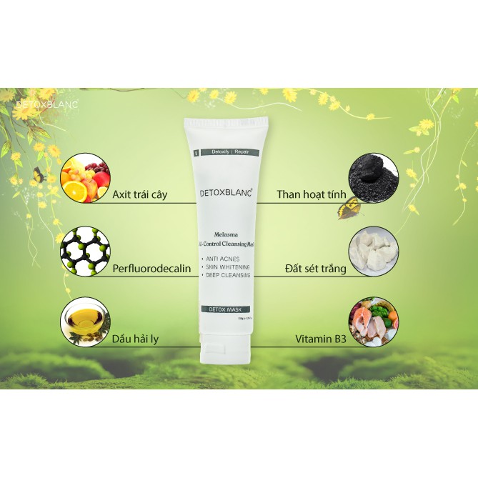  COMBO THẢI ĐỘC TRẮNG DA MẶT VÀ BODY DETOX BLANC | BigBuy360 - bigbuy360.vn