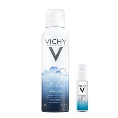 Combo xịt khoáng dưỡng da Vichy 150ml+ Dưỡng chất khoáng cô đặc M89 10ml