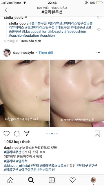 Phấn nước Klavuu