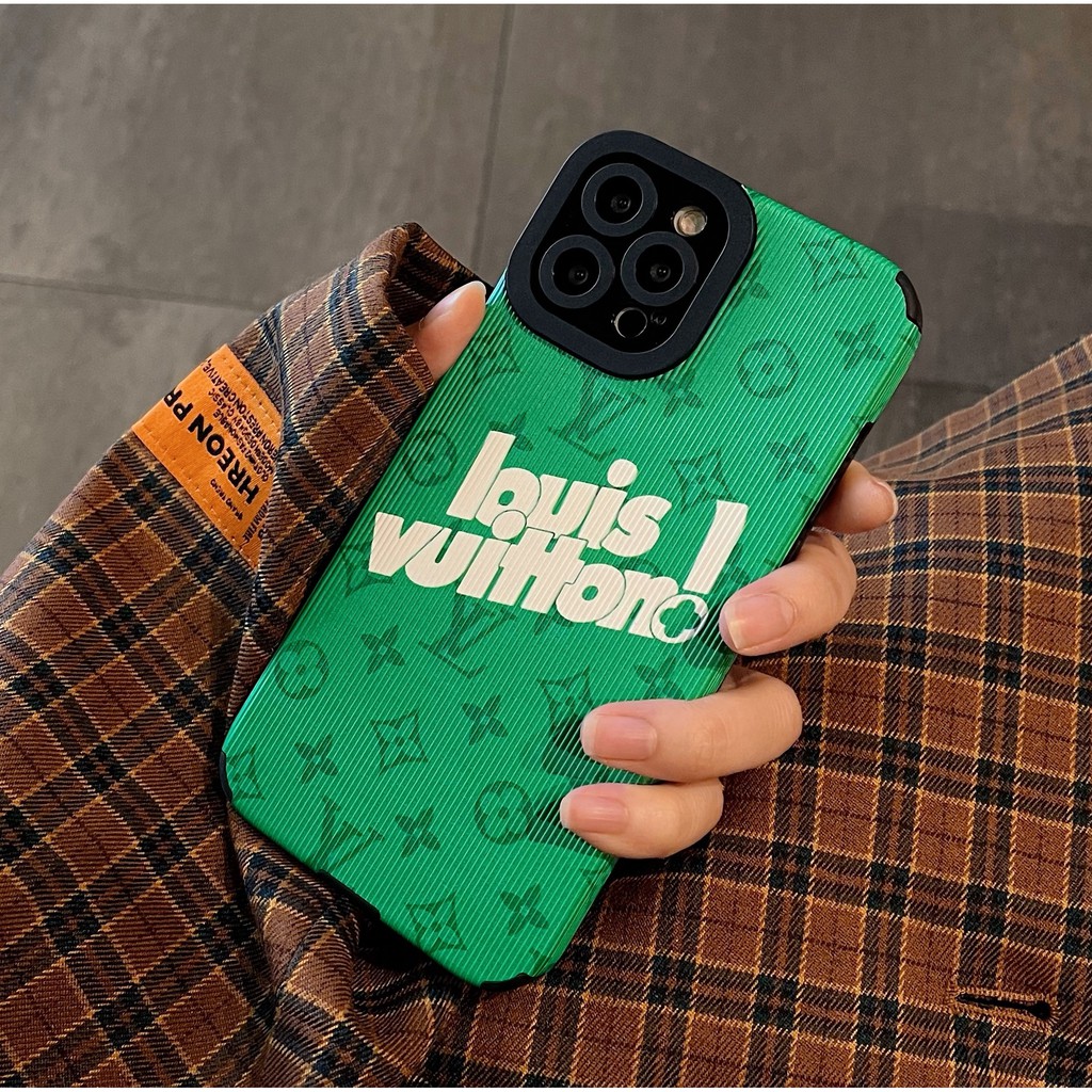 Ốp điện thoại TPU dẻo in logo LV sành điệu thích hợp cho IPHONE 7/8 plus SE2 X XS XS MAX 11 12 13 PRO PROMAX
