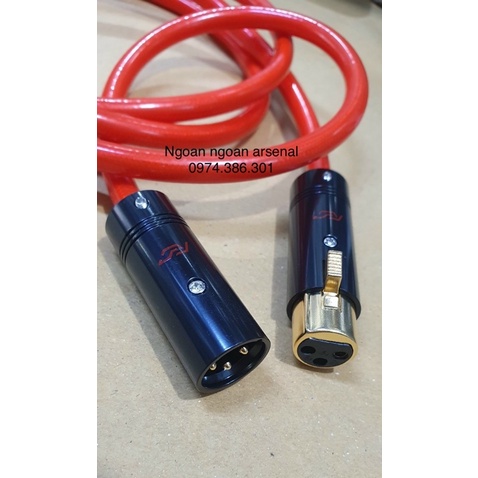 dây tín hiệu balance xlr canon đực cái mạ bạc cao cấp. BÁO GIÁ 1 DÂY