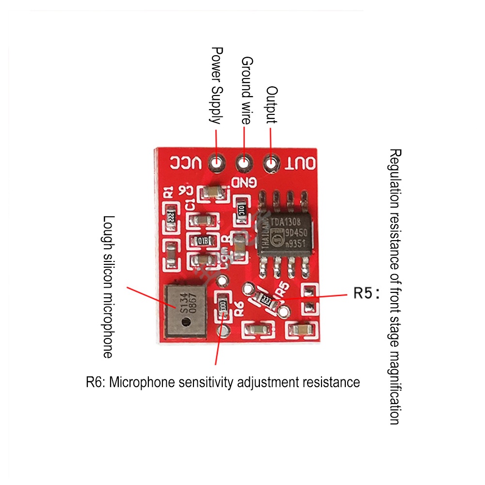 Mô-đun khuếch đại âm thanh micro DIYMORE bằng silicon độ nhạy cao