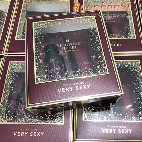 GIFT-SET XỊT THƠM + DƯỠNG THỂ VICTORIA’S SECRET HOLIDAY 2020 (75ml + 100ml) | BigBuy360 - bigbuy360.vn