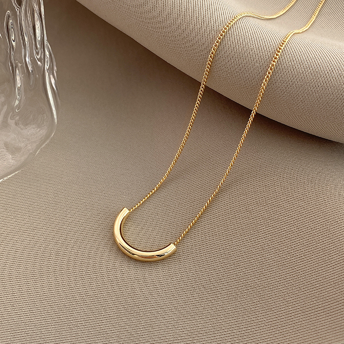 XiaoboACC Vòng Cổ Mạ Vàng 14K Phong Cách Hàn Quốc Thời Trang
