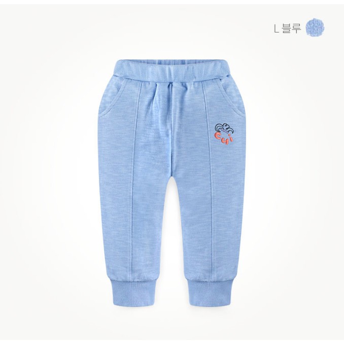 (110,130)Quần nỉ da cá Hàn Quốc xanh maquse06