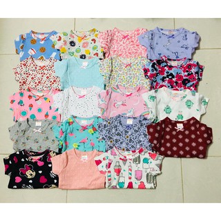Combo 5 bộ cotton bozip cho bé gái