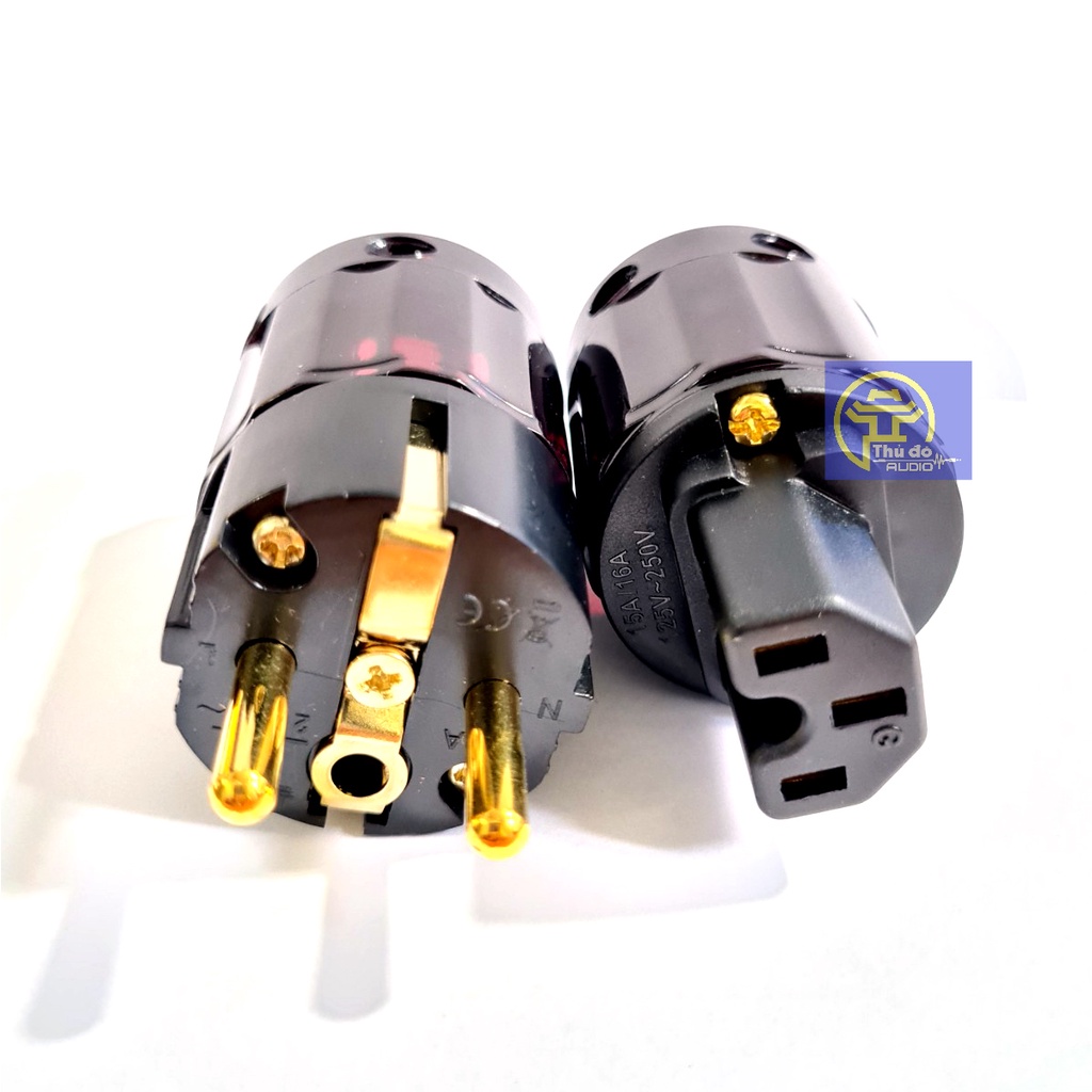 Bộ Jack nguồn âm thanh Oyaide tiêu chuẩn Châu Âu - Jack nguồn P079e-C079