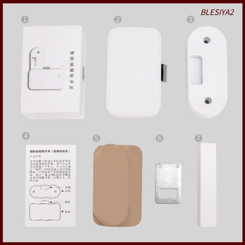 [BLESIYA2]Invisible Hidden Intelligent Electronic smart Lock Sensor Drawer No Drilling