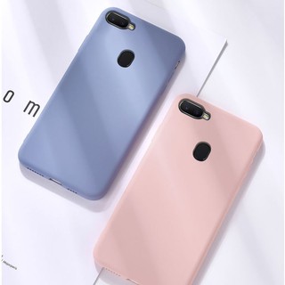 Ốp điện thoại silicon màu trơn bảo vệ tiện dụng cho OPPO A5s
