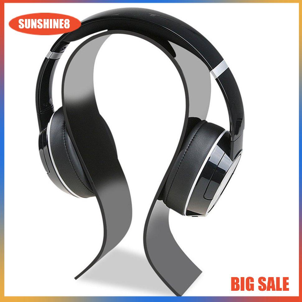 【SUN】Headphone Display Stand Plexiglass Headphone Stand U Type Earphone Stand
