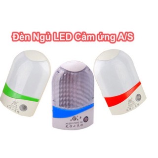 Đèn ngủ LED Hình Bầu Cảm Biến Sáng Tự Động 1W