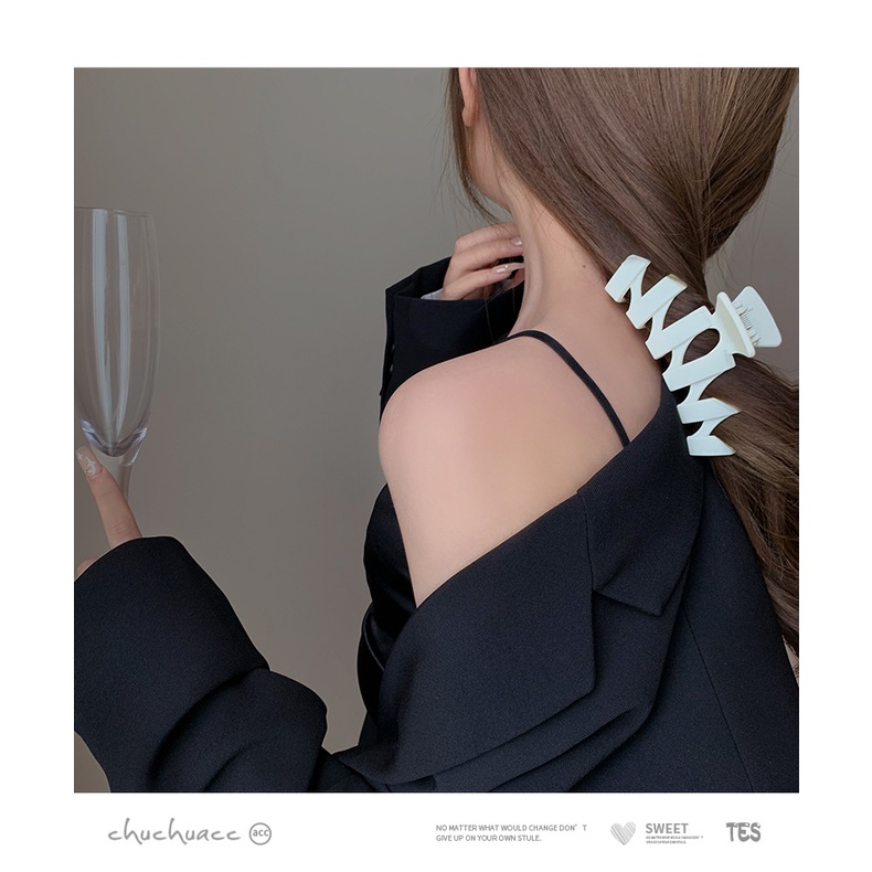 Kẹp tóc Haimeikang màu trơn ngọt ngào theo phong cách Hàn Quốc