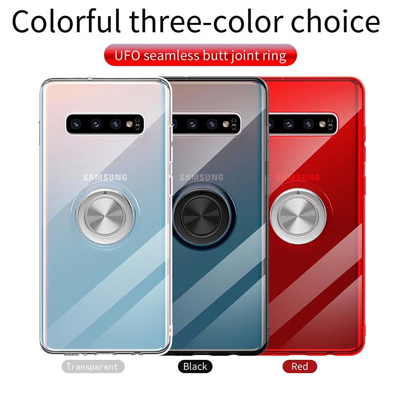 Samxung Galaxy S10 Plus Case Ring TPU Clear Cover For Samsung S10 S10 Plus