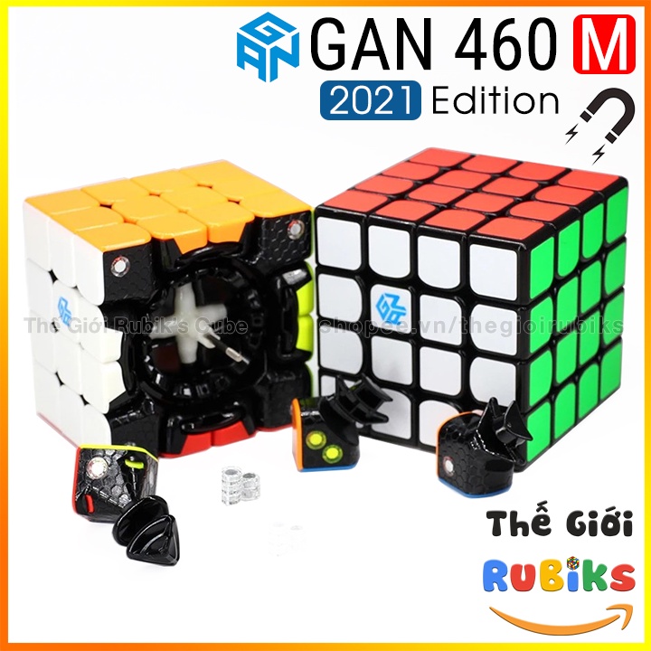 Rubik GAN 460M 4x4 2021 Có Nam Châm. GAN460 M 4x4x4 Flagship GAN CUBE.