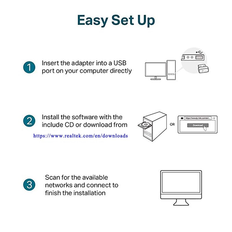 Bộ điều hợp mạng USB Wifi 150mbps Lan Card 802.11b / G / N cho máy tính PC