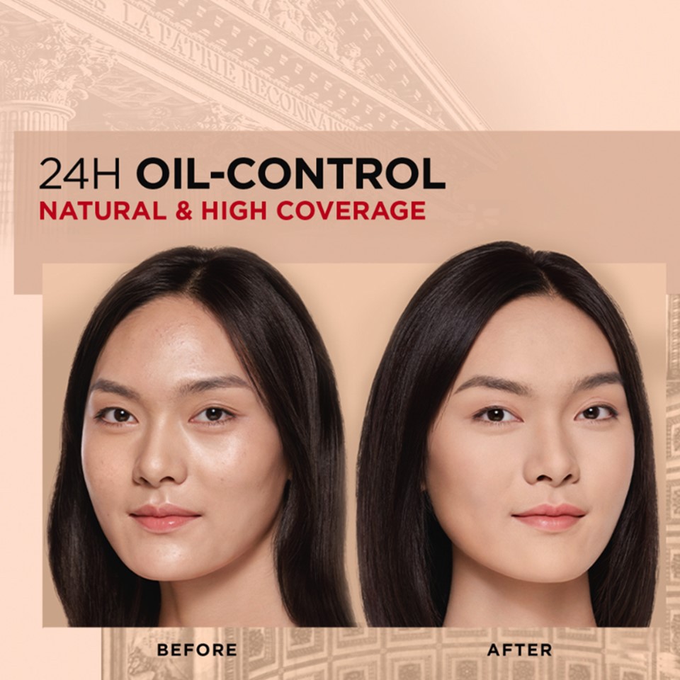 (Hàng Mới Về) Kem Nền Loreal Paris Che Phủ Toàn Diện 24h