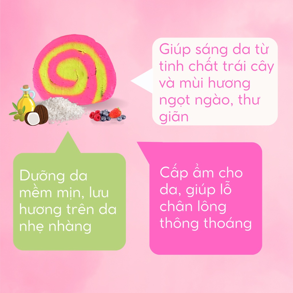 Bánh siêu tạo bọt bồn tắm YOLO [Labbi] Bubble Bar