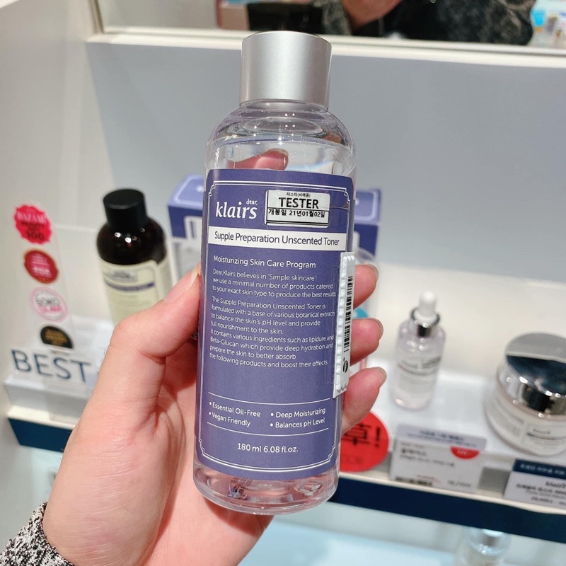 [FREE SHIP] TONER KHÔNG MÙI KLAIRS CHO DA NHẠY CẢM