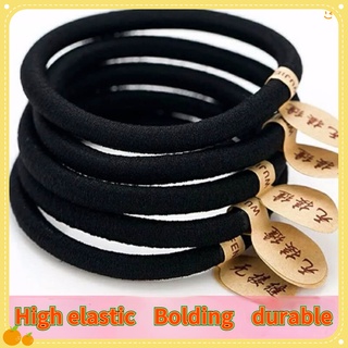 Dây buộc tóc màu đen co giãn chất lượng cao