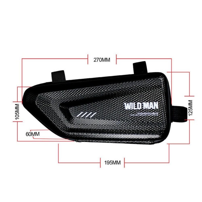 WILD MAN E4 Túi treo khung dưới xe đạp