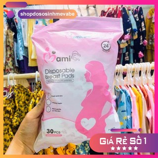 Miếng lót thấm sữa siêu mịn Mami Care gói 30 Miếng