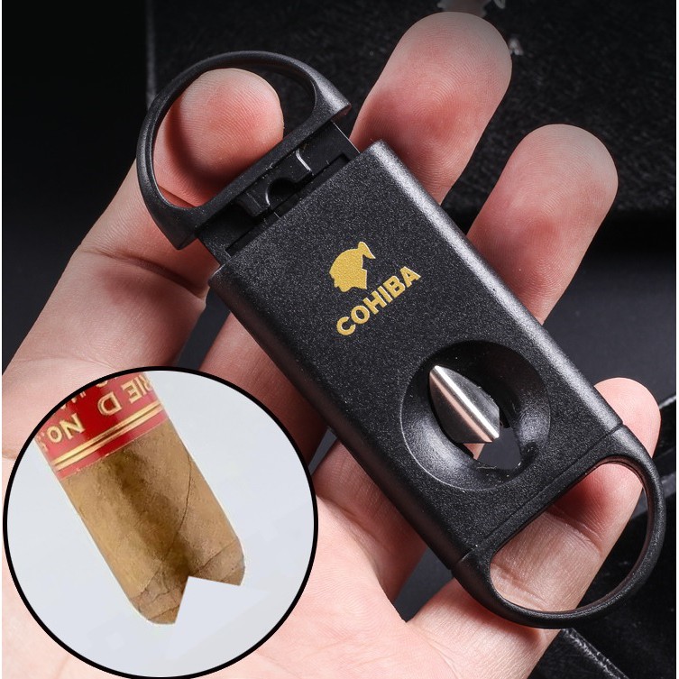 Cắt cán nhựa Cohiba lưỡi chữ V