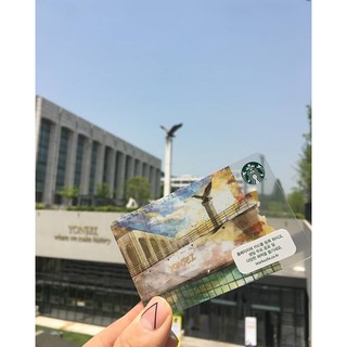 Thẻ Starbucks Hàn Quốc - phiên bản trường Đại học Yonsei (năm 2018)
