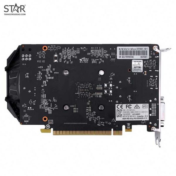 [Mã ELHASALE1TR giảm 5% đơn 3TR] VGA Colorful GTX 1050Ti 4G-V GDDR5 (GeForce GTX1050Ti 4G-V)