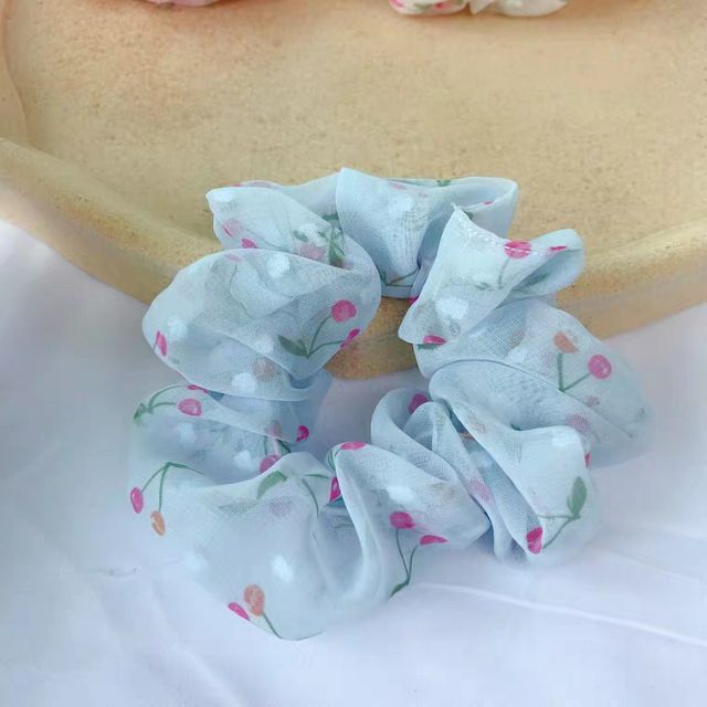 Crunchies - Dây chun buộc tóc voan hoa nhí cực xinh