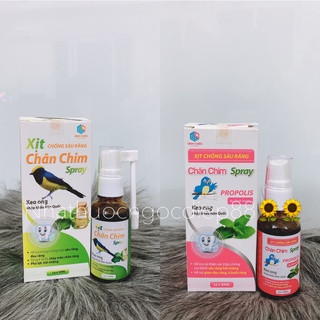 Xịt chống sâu răng Chân chim Spray - giảm đau răng , ê buốt
