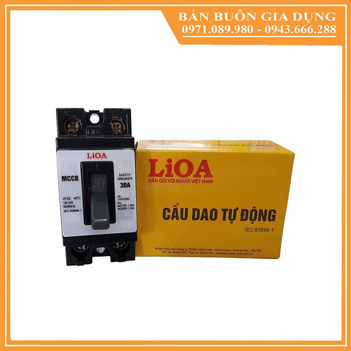 Cầu dao tự động (APTOMAT) 2 cực LIOA