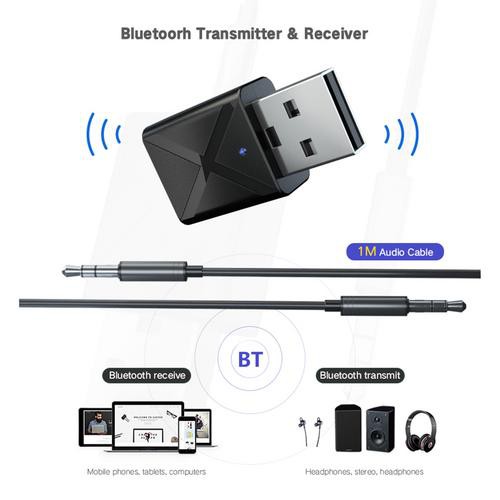 Thiết bị thu phát Bluetooth phát nhạc 2 trong 1 với màn hình 5.0 inch cho xe hơi