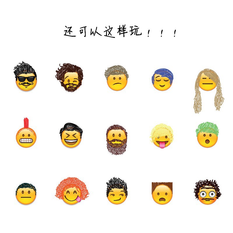 Set 12 miếng Sticker emoji , miếng dán cảm xúc siêu dễ thương - 55 mặt 1 miếng