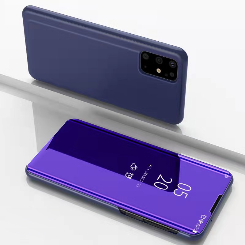 Ốp Điện Thoại Nắp Lật Mặt Gương Thông Minh Chống Sốc Cho Samsung Galaxy S22 S22 Plus S22 Ultra