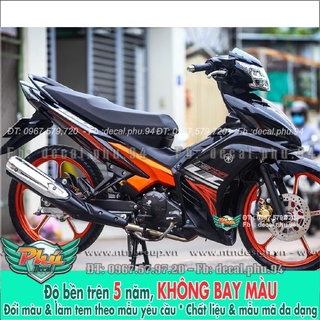 Tem Rời Exciter 135 Lc cam đen 2021 (K) -1