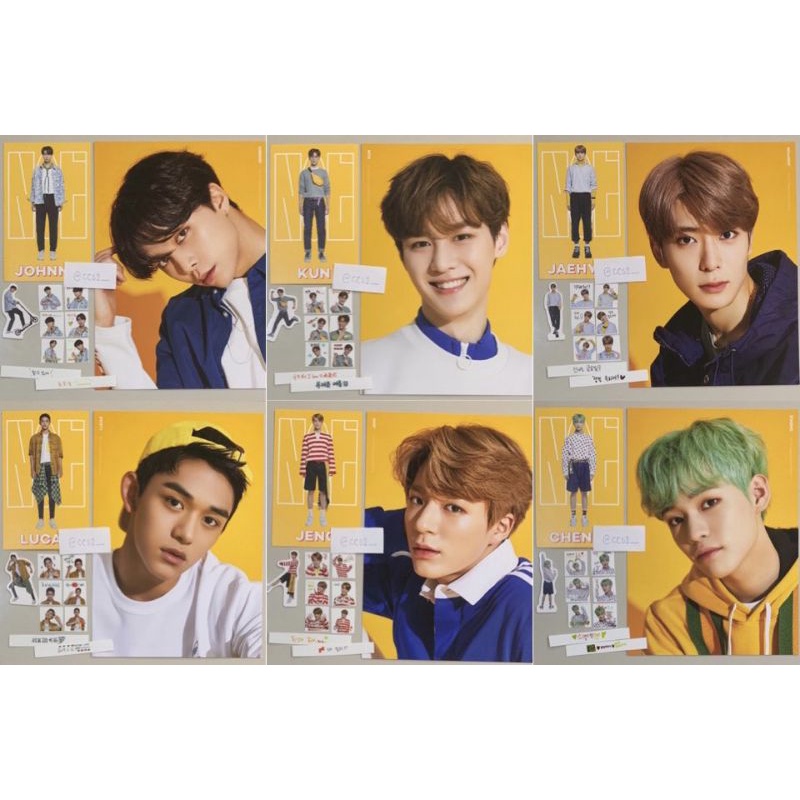 Ảnh season greetings official photocard NCT Dream NCT127 WayV 2019 Jeno Jaemin Jaehyun album Empathy Hello Future