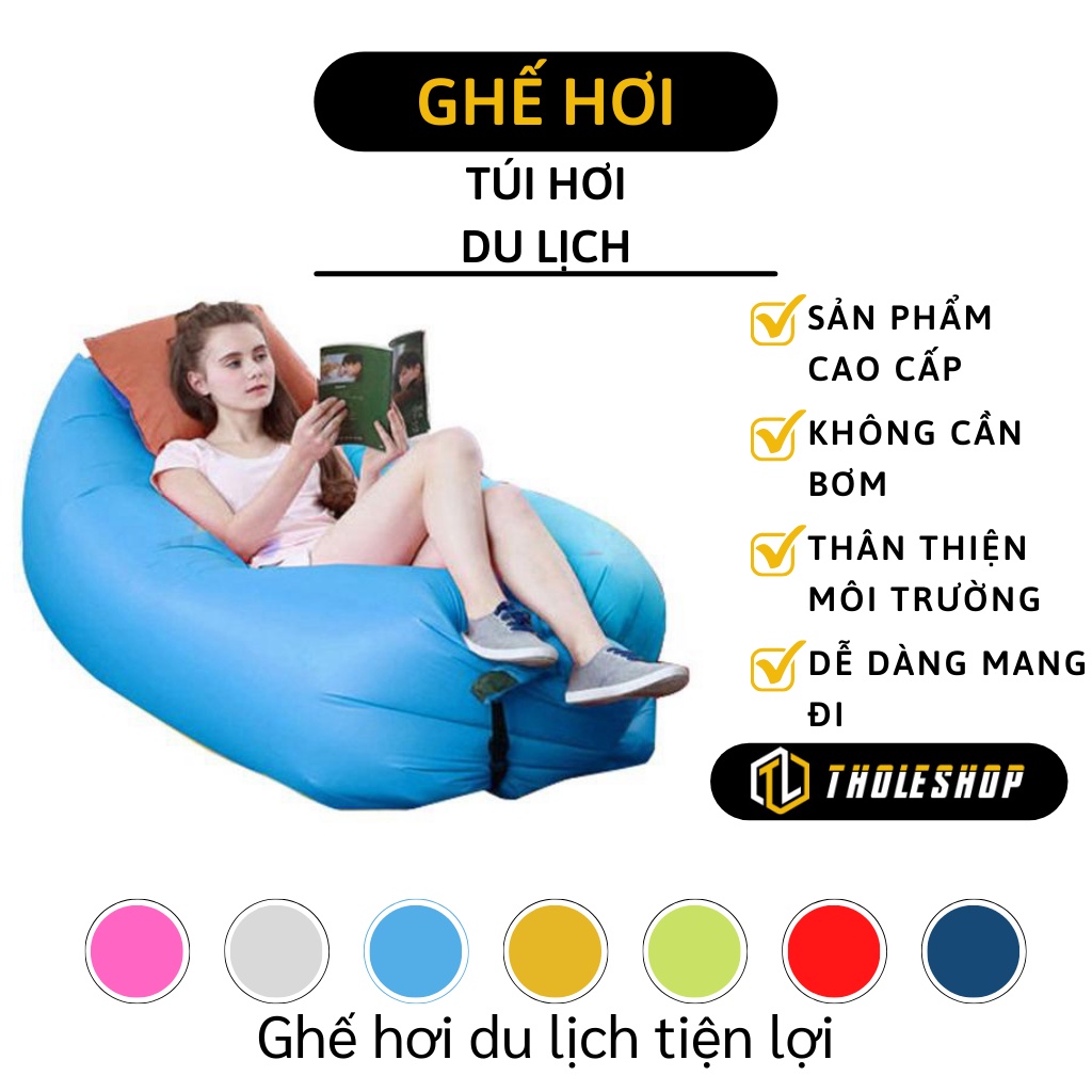 Ghế Hơi Du Lịch - Túi Hơi Du Lịch Tiện Lợi, Sử Dụng Dễ Dàng, mang theo nhỏ gọn được chọn màu 2655