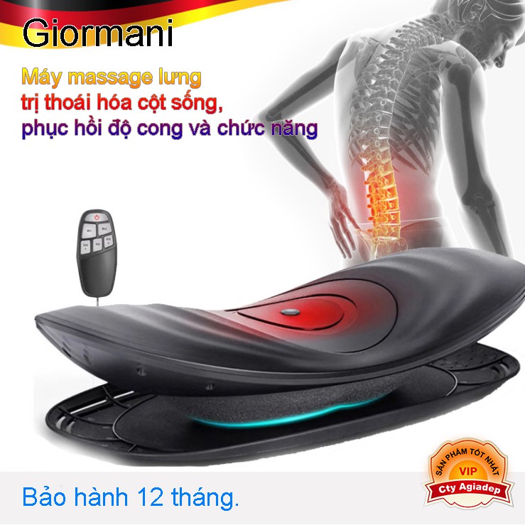 Máy massage Cột sống GIORMANI trị liệu thoái hóa, Phục hồi độ chức năng và độ cong S23